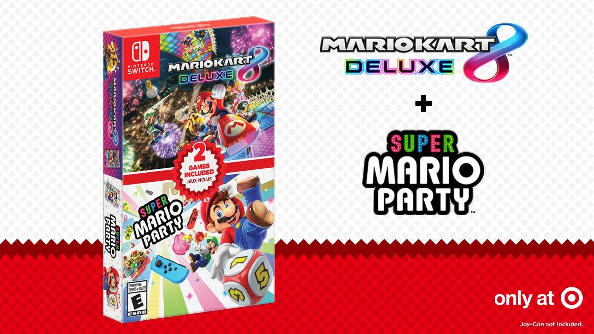 Mario Kart 8 Deluxe And Tall Mario Event Double Pack Appears In The US