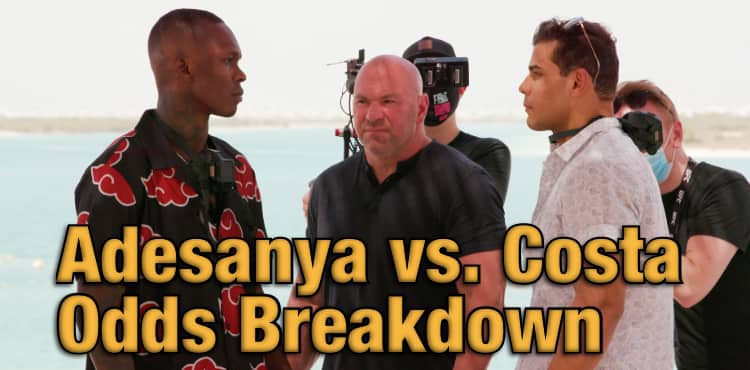 UFC 253 Israel Adesanya vs Paulo Costa: Odds Breakdown