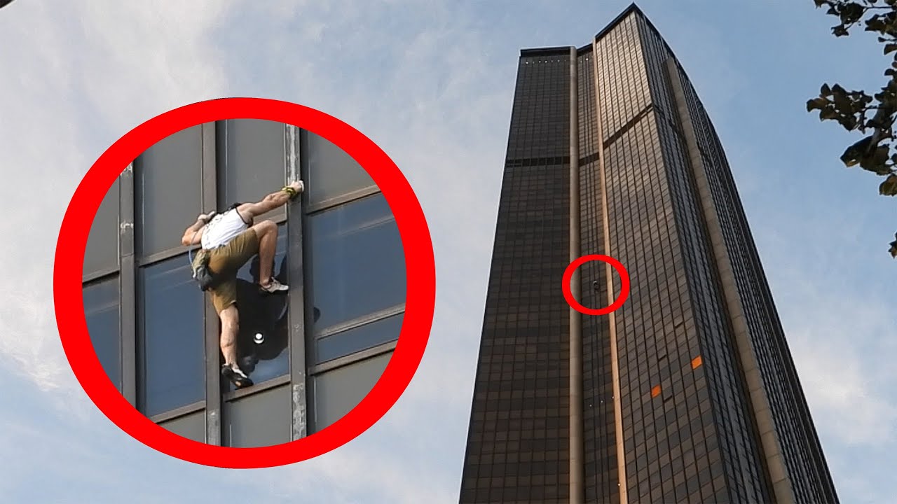 Lunatic free solos the 2nd tallest constructing in Paris