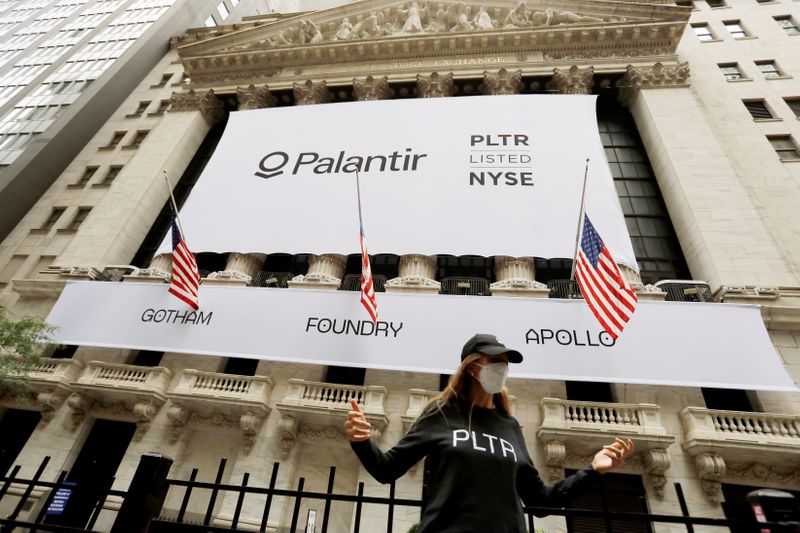 Palantir opens up 38% in New York debut, valuation at nearly $22 billion By