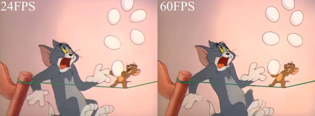 Upscaling Tom & Jerry to 60 fps exhibits why we do not