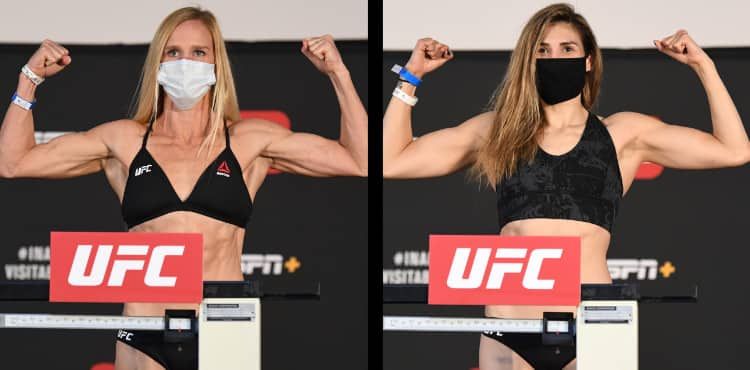 UFC on ESPN 16 weigh-in results: Holm and Aldana on the brand for bantamweight most indispensable match