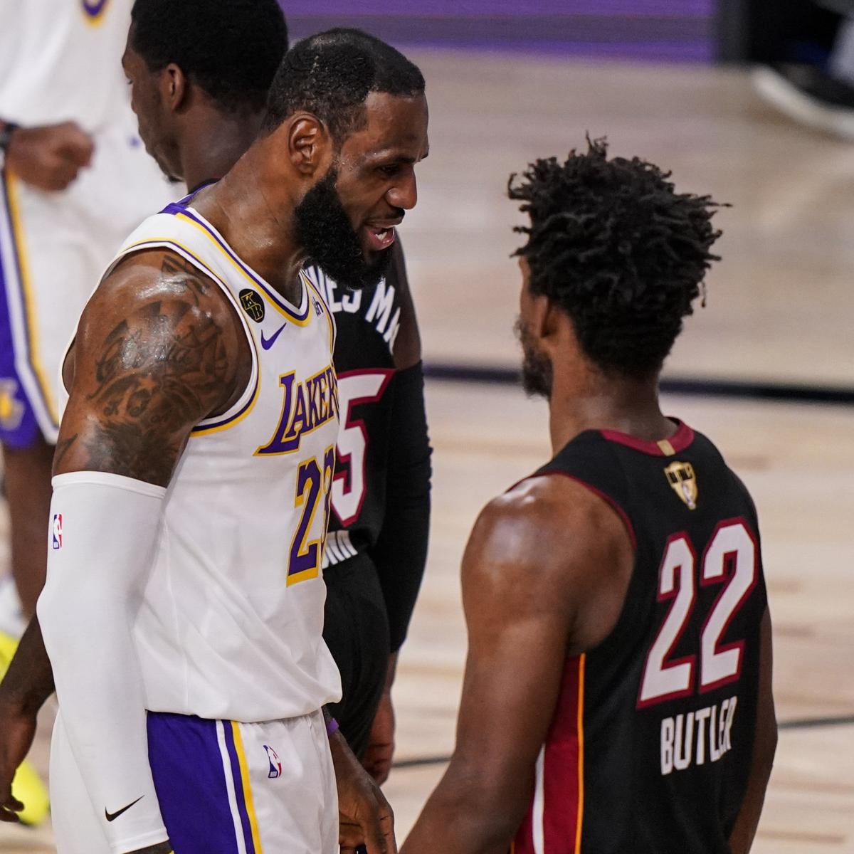 Lakers’ LeBron James Praises ‘Out of the ordinary’ Jimmy Butler After Warmth Utilize Game 3