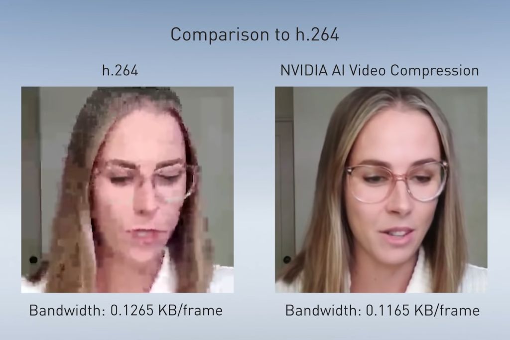 Nvidia creates AI video compression for video conferencing