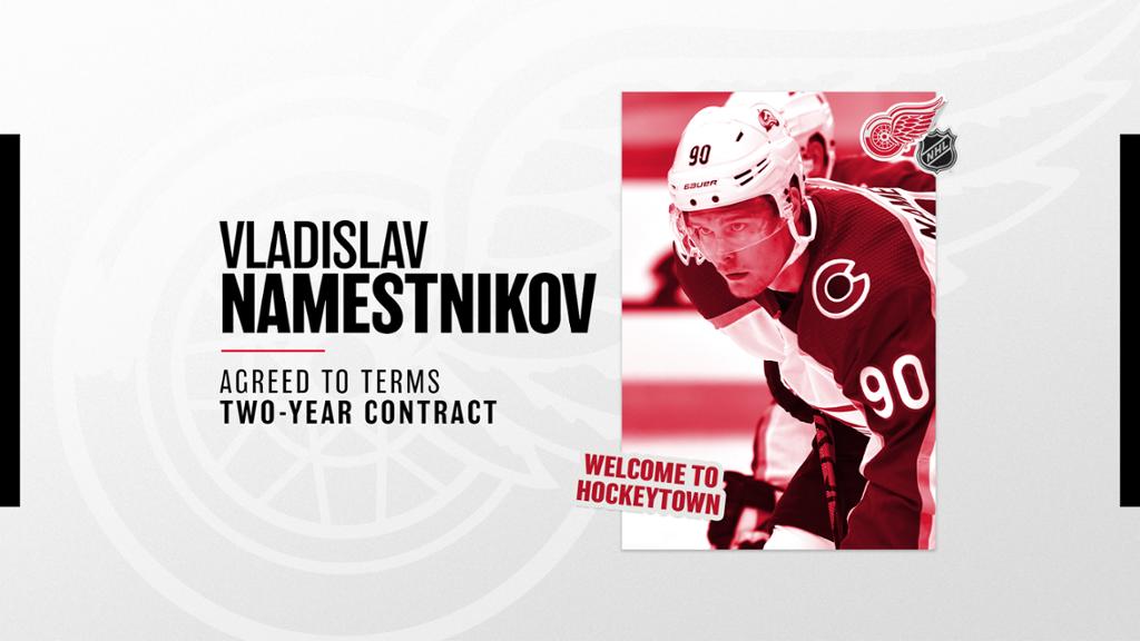 Vladislav Namestnikov most up-to-date to agree to phrases with Crimson Wings