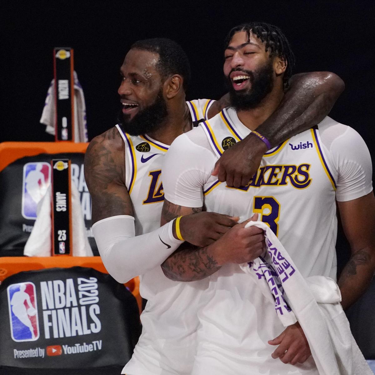 Anthony Davis Dedicates Lakers’ Title to Kobe Bryant: ‘We Did This for Him’