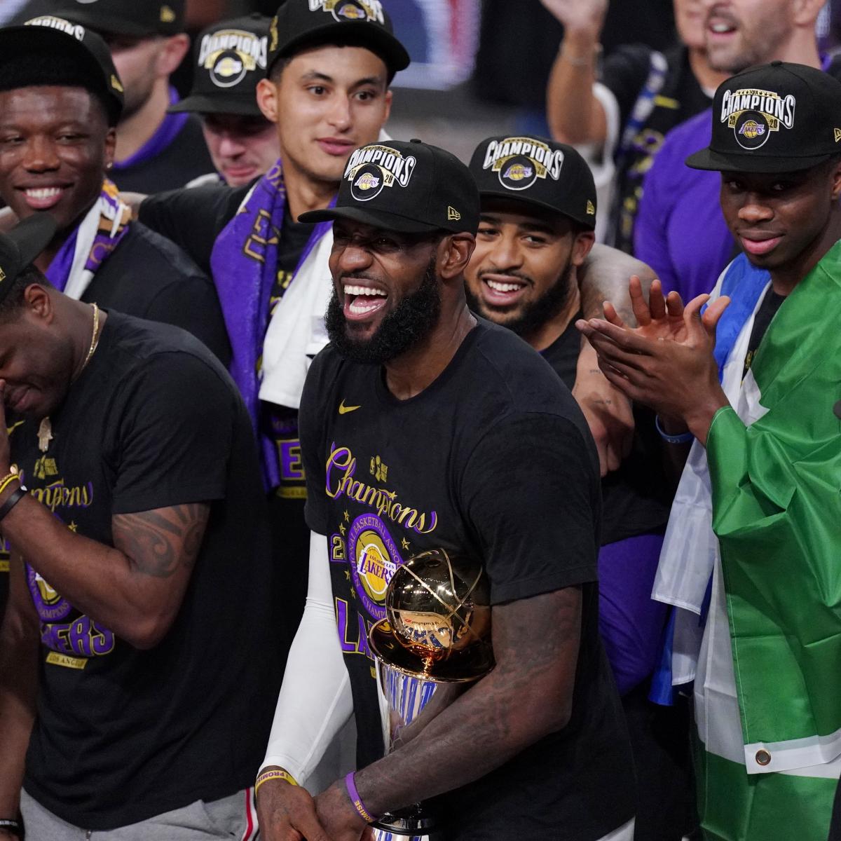 LeBron James Celebrates Lakers’ Championship on Twitter: ‘It Upright Now Hit Me!!’