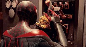 Spider-Man: Miles Morales aspects an cute Spider-Cat sidekick