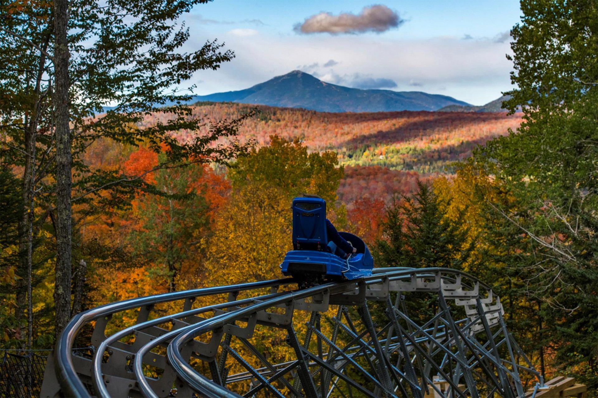 The United States’s longest mountain roller coaster opens in upstate New York