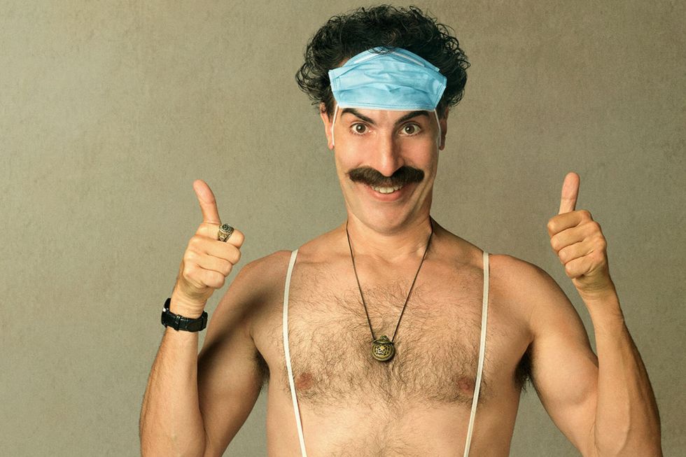 Sacha Baron Cohen Proves Borat Is Mute Our Ideal Troll
