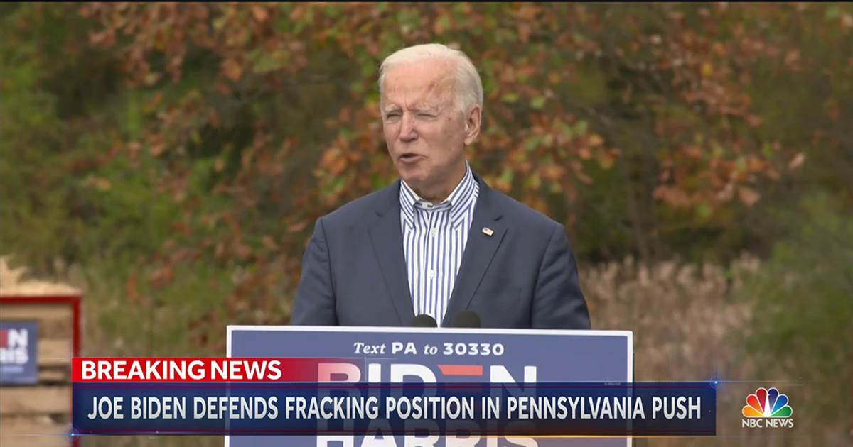 Biden appeals to sought-after Pennsylvania voters with 10 days to head