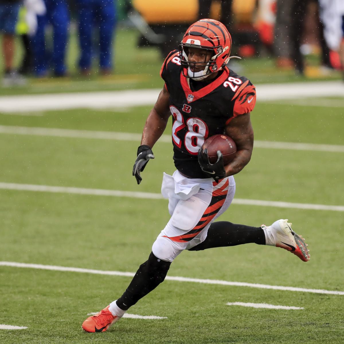 Bengals’ Joe Mixon Dominated out for 2nd Straight Game vs. Titans with Foot Injure