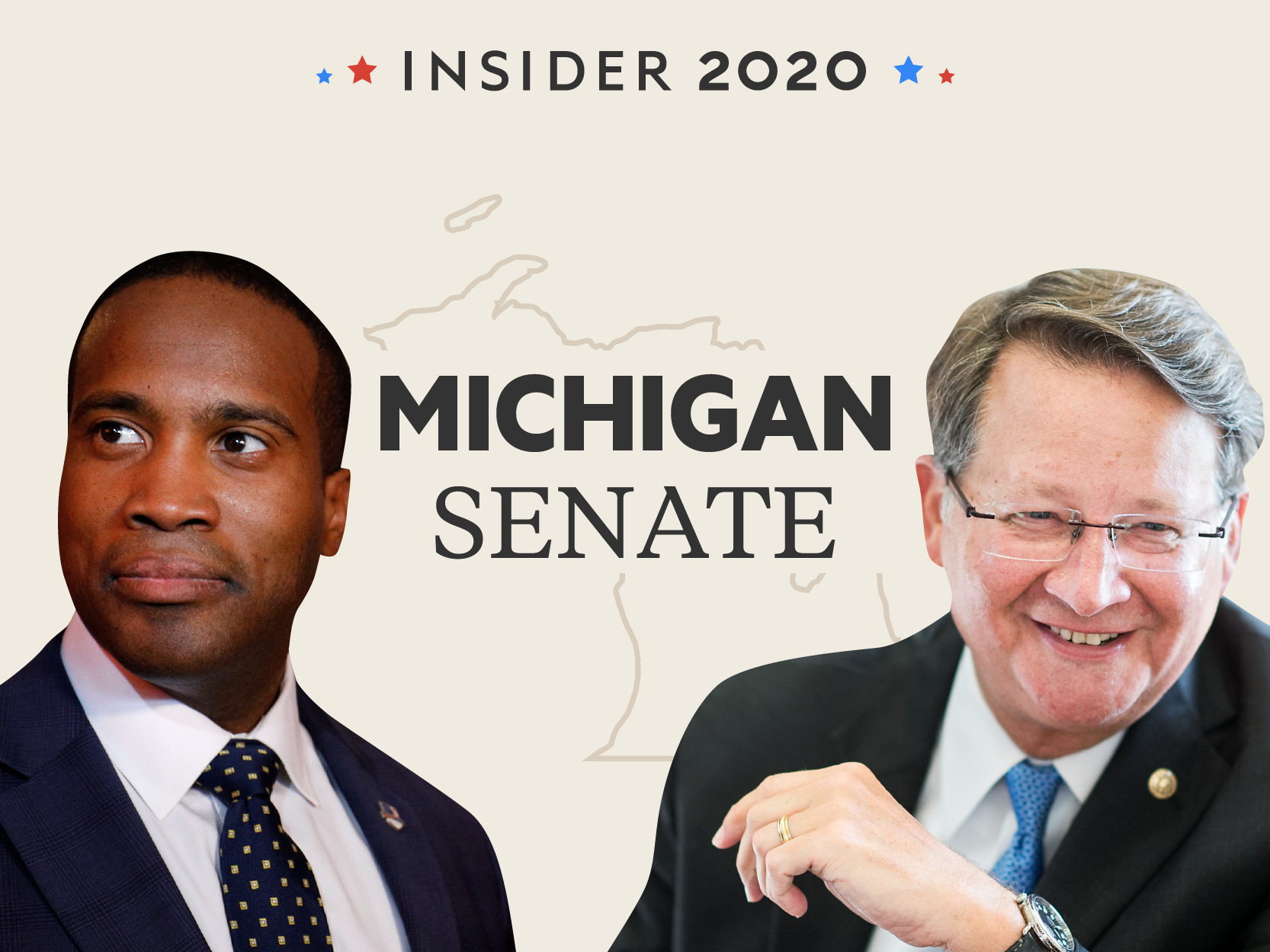 Democratic Senator Gary Peters faces off against Republican John James in Michigan