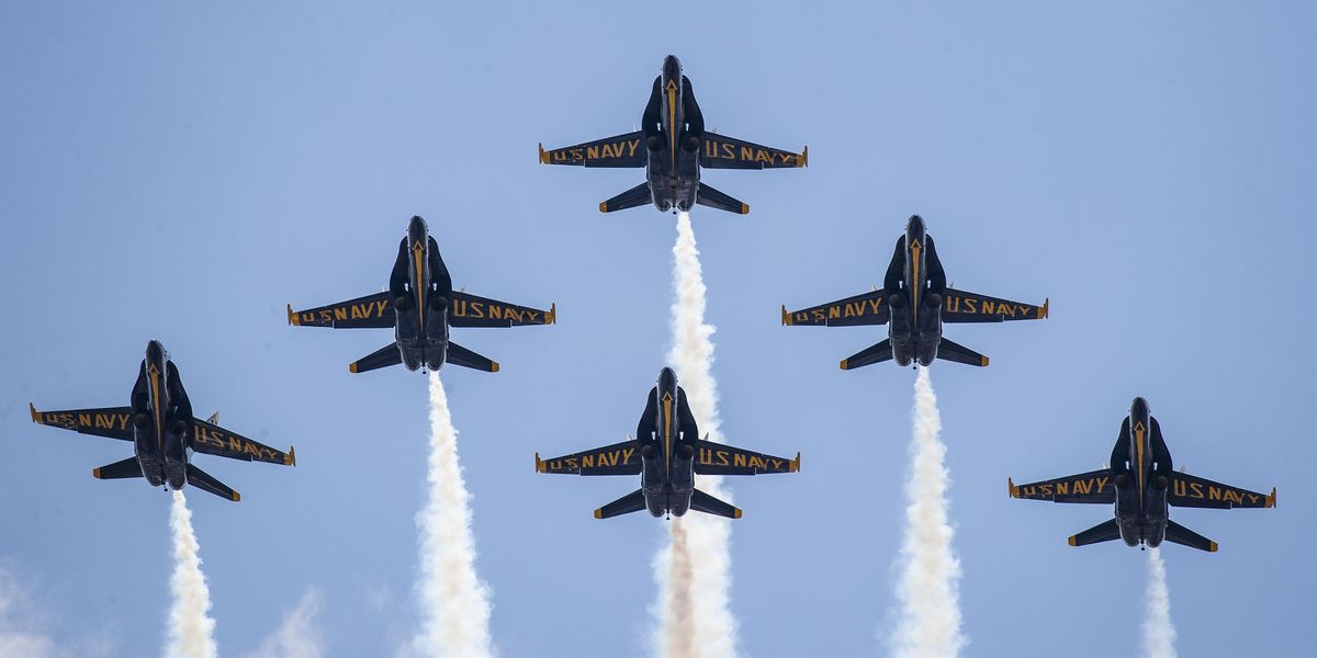 The Blue Angels Are Taking Their Hornet Out for One Closing Flight