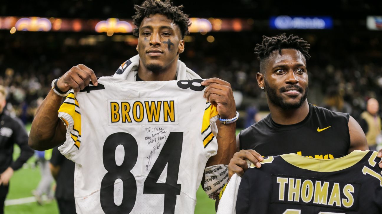 How will Michael Thomas, Antonio Brown form the NFC South flee?