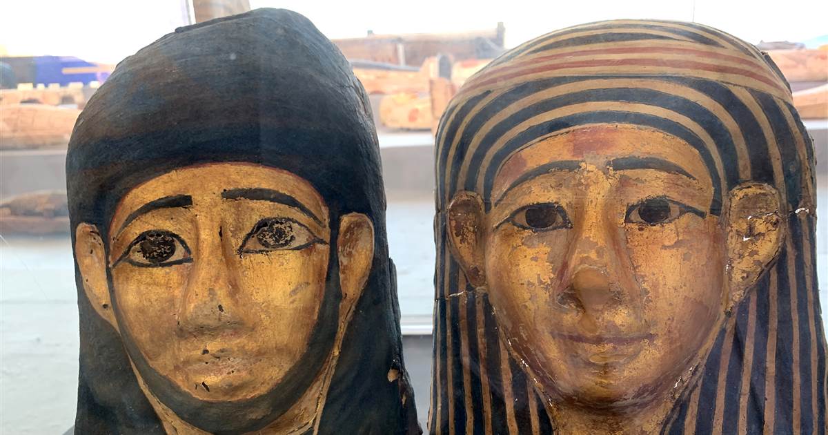 Passe mummies unveiled in Egypt, over 2,500 years after their burial