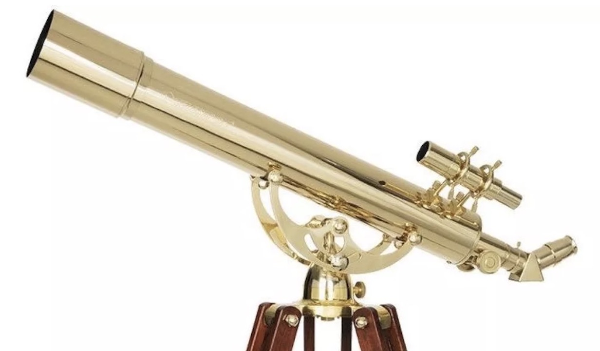 Over $300 off the Celestron Ambassador 80AZ Brass Telescope for Sunless Friday