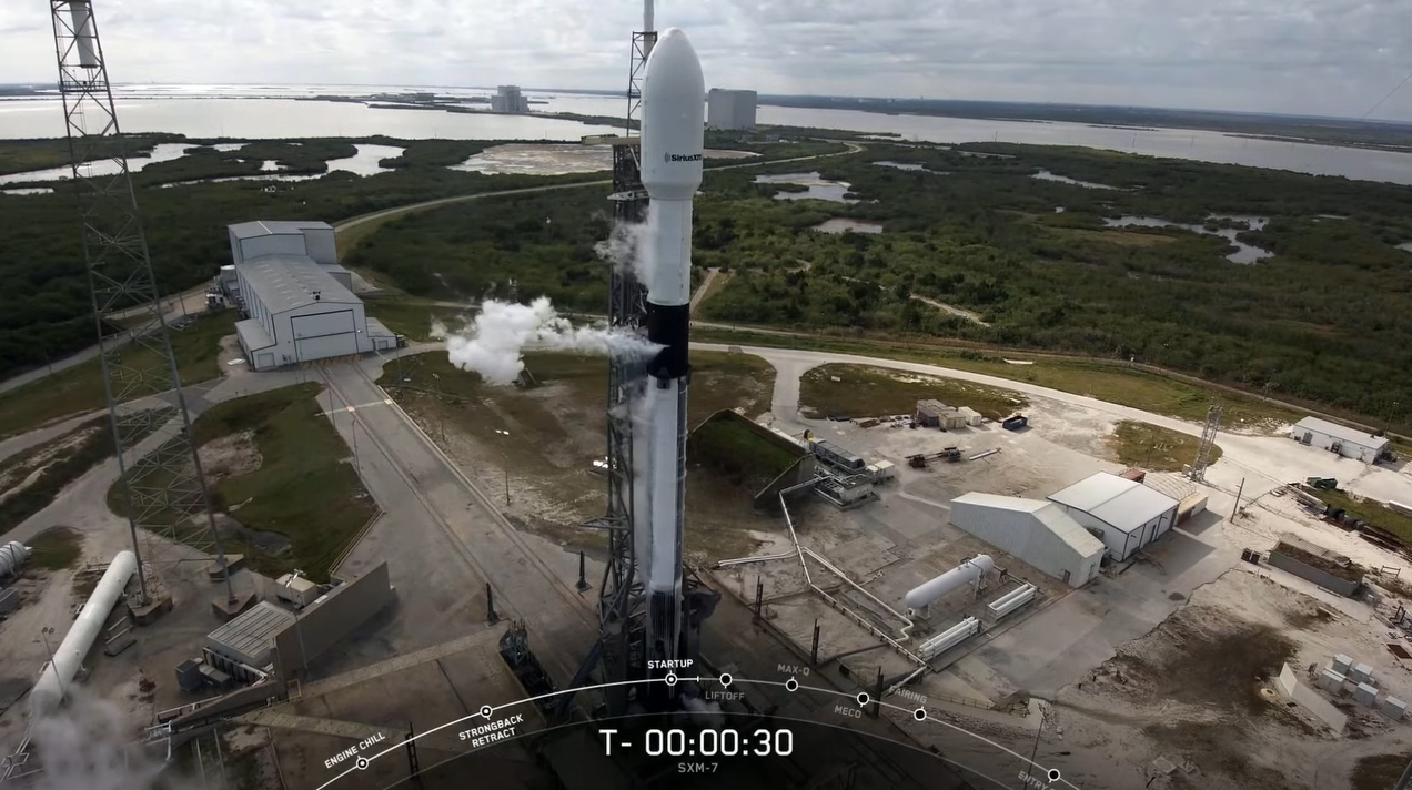 SpaceX calls off Sirius XM satellite open at final minute