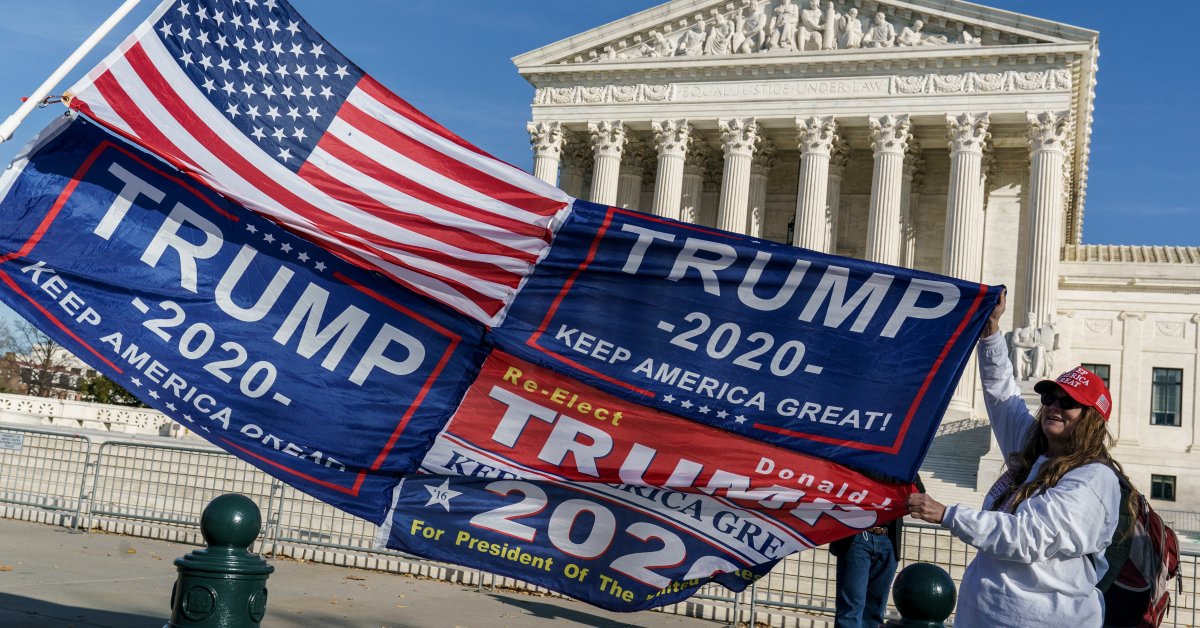 Trump Criticizes Supreme Court After Texas’ Election Lawsuit Is Rejected
