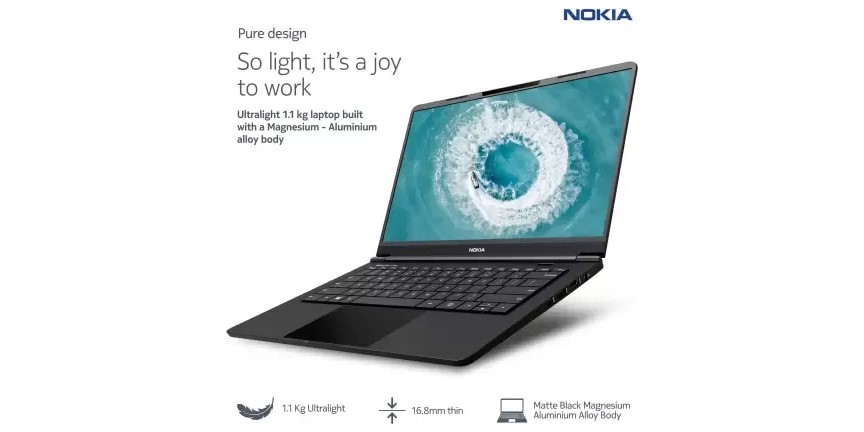 The Nokia Purebook X14 will start by ability of Flipkart rapidly