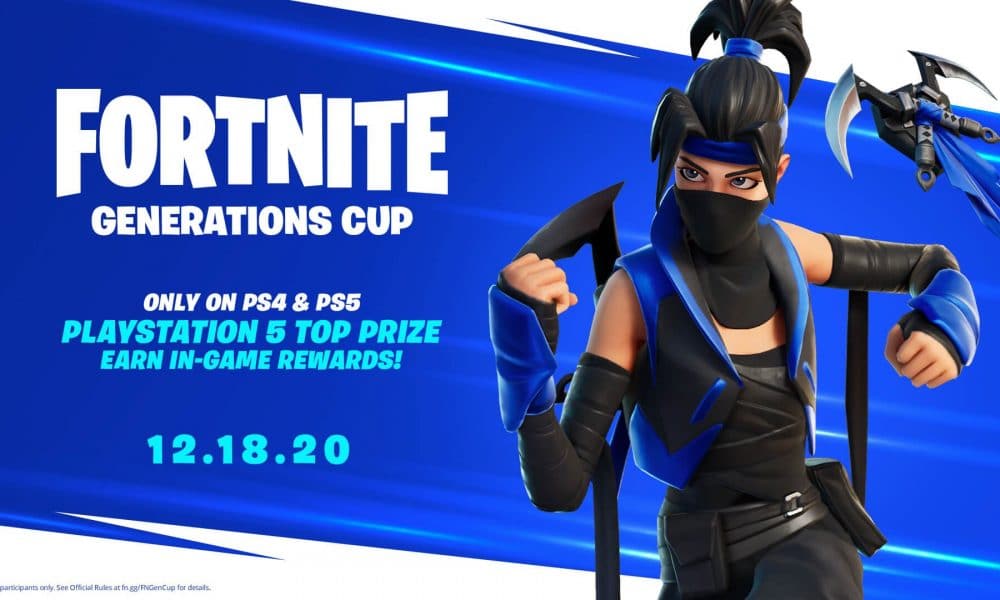 spend a free PS5 & Fortnite pores and skin in the Generations Cup