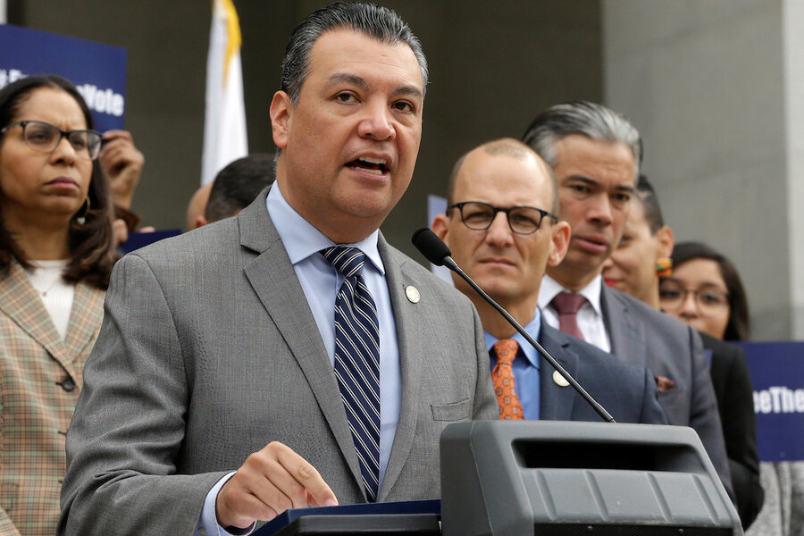 Alex Padilla becomes first Latino US senator for California