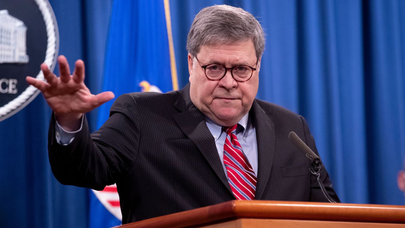 Barr departs administrative heart, leaving DOJ’s tense relationship with Trump in fingers of successor