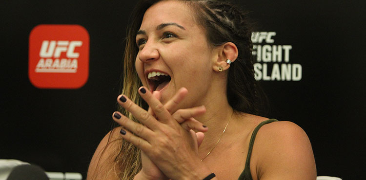 Stare Amanda Ribas ship Paige VanZant packing before UFC 257