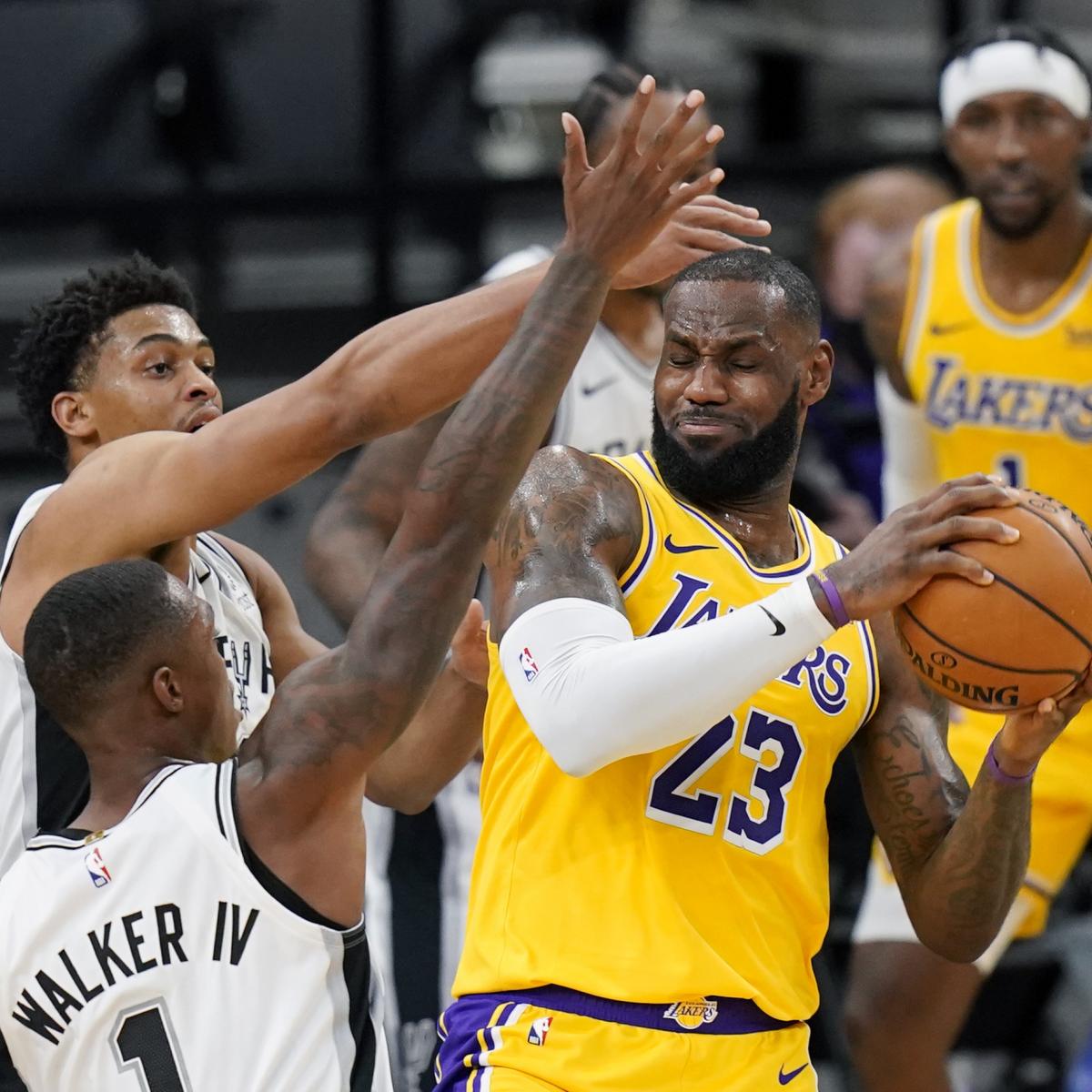 LeBron James, Anthony Davis Lead Lakers to Hang vs. Spurs