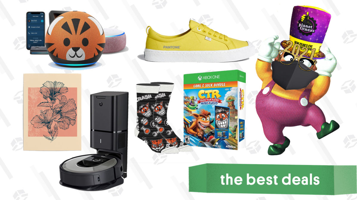Friday’s Most attractive Deals: Amazon Echo Sale, Society6 Posters, Roomba i6+, Fracture Group Racing + Socks, TriggerPoint Foam Rollers, Pantone Sneakers, and More