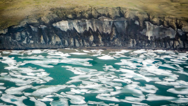 ‘Zombie’ greenhouse gas lurks in permafrost beneath the Arctic Ocean