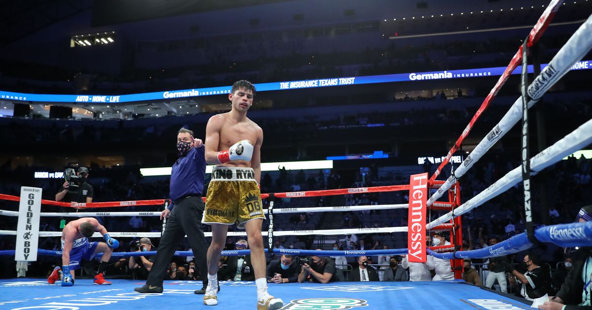 Ryan Garcia rallies from knockdown to quit Campbell with physique shot 