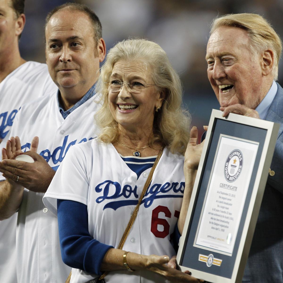 Sandra Scully, Wife of Dodgers Icon Vin, Dies at 76 from ALS Considerations