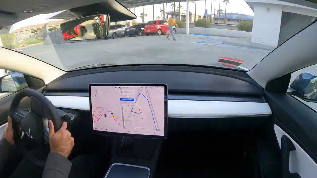 Tesla Autopilot drives from Los Angeles to San Francisco and not using a human intervention
