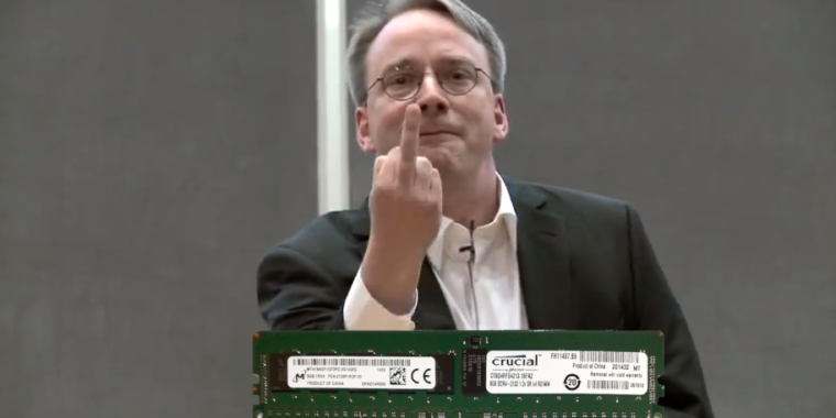 Why don’t PCs use error correcting RAM? “As a end result of Intel,” says Linus