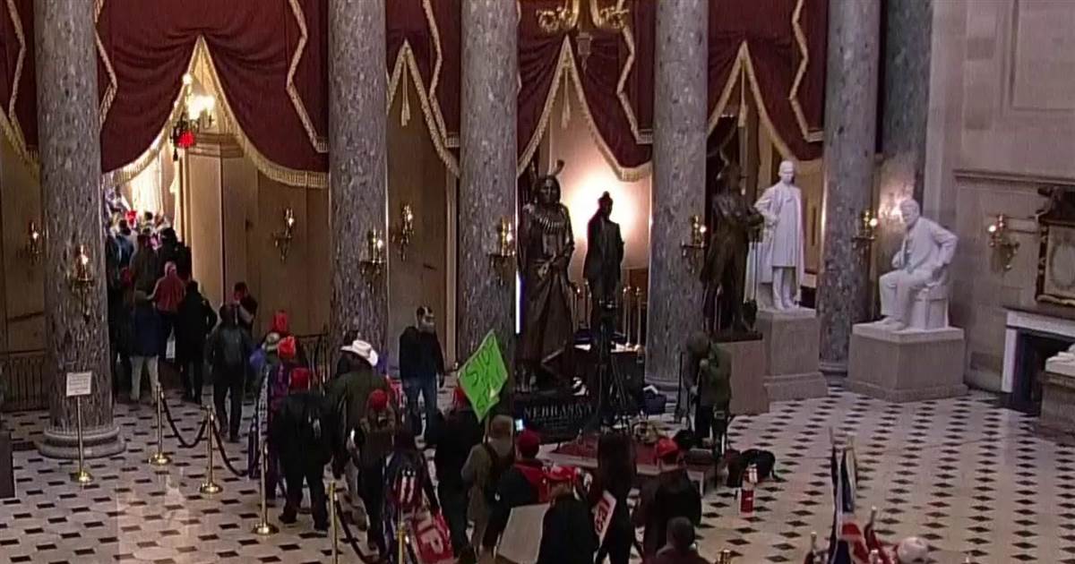 Protesters enter Capitol building in exceptional security breach