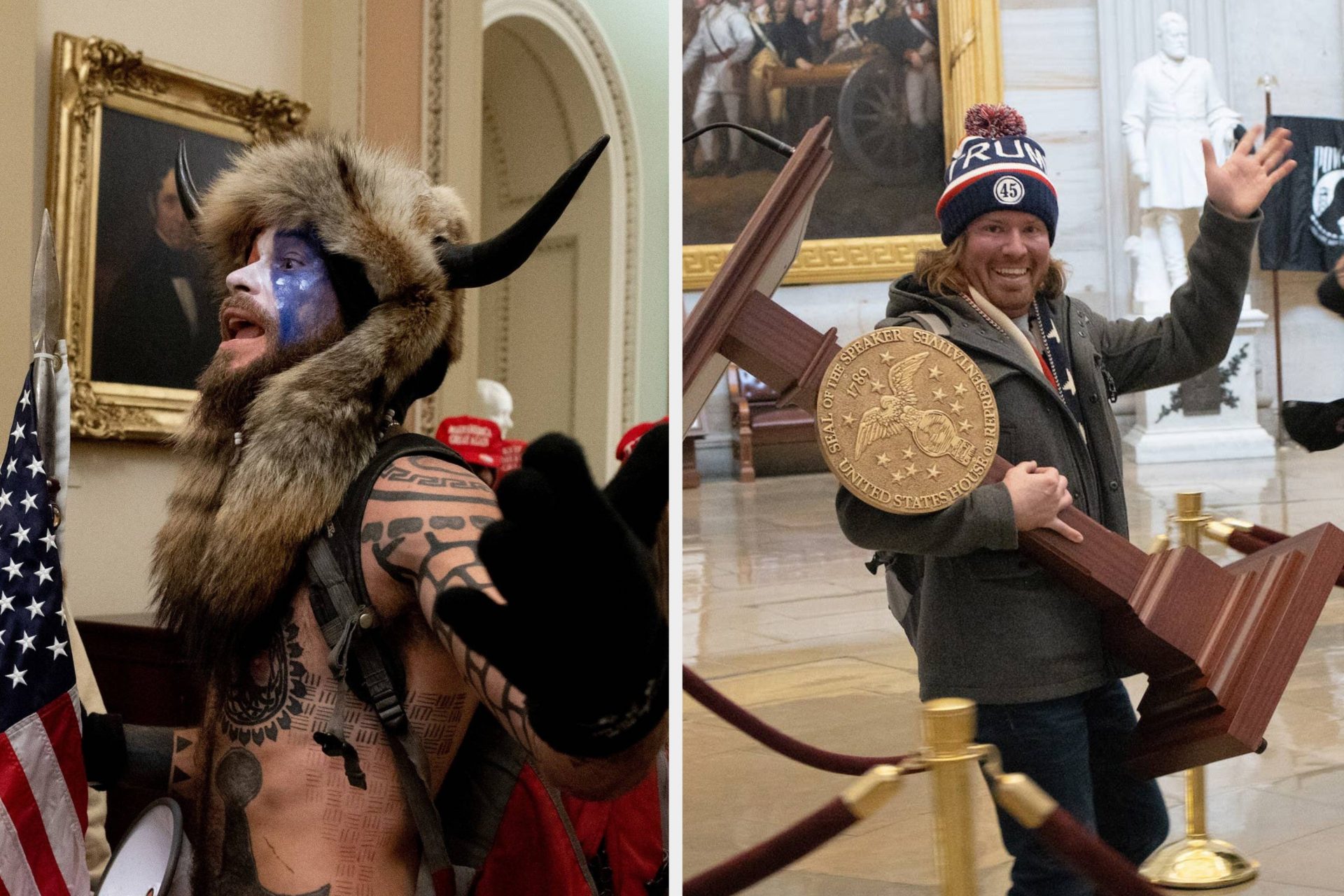 The Shirtless Horned Man Who Became Photographed Storming The Capitol Has Been Charged