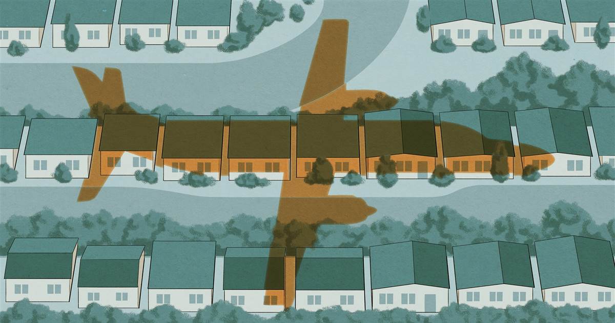 How a surveillance airplane used to be sent to one filthy rich suburb