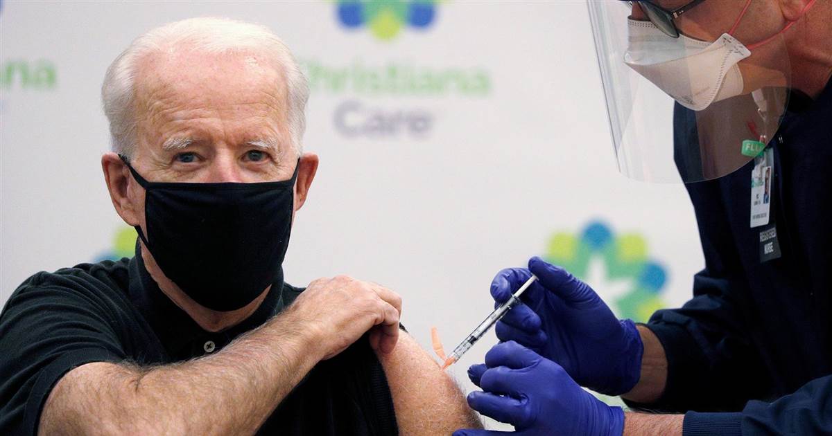WATCH: Biden receives 2d Covid vaccine dose