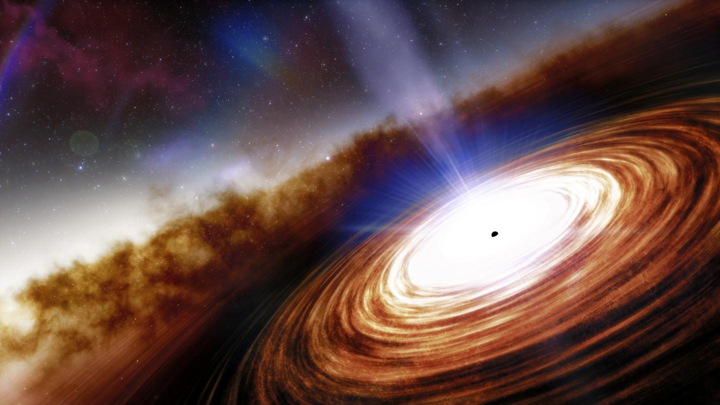 The most a ways-off quasar ever found is hiding a seriously supermassive gloomy gap