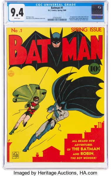 Very most practical identified copy of Batman No. 1 sells for an insane $2.2 million
