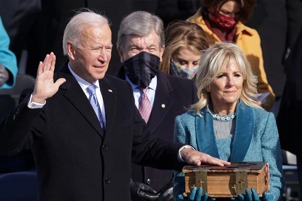 Joe Biden Sworn in as Forty sixth President of the US and Proclaims: ‘Democracy Has Prevailed’