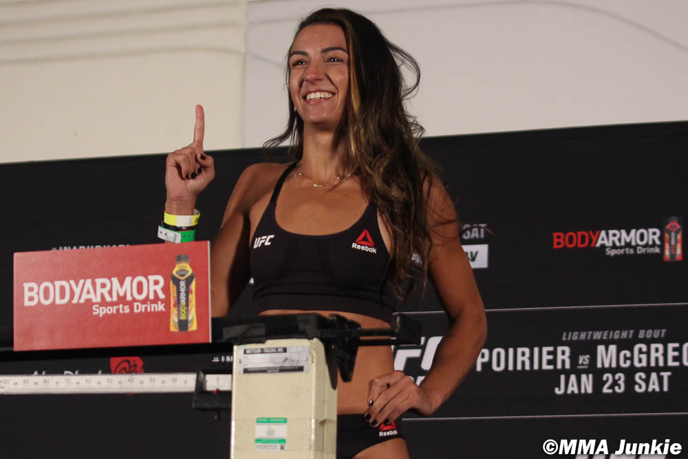 UFC 257 official weigh-in video highlights and photo gallery