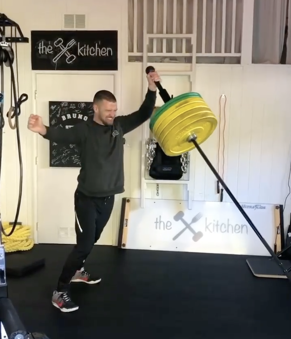 Justin Timberlake Shared a Huge Orderly Exercise Switch on Instagram