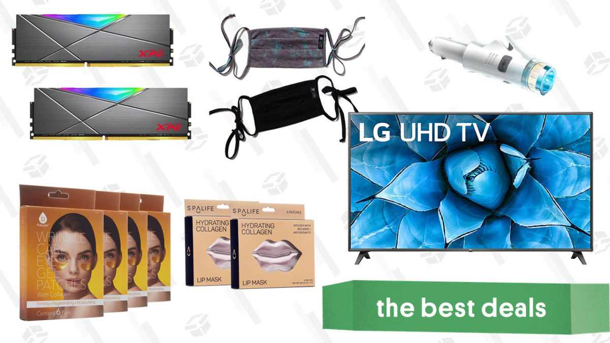 Saturday’s Most efficient Deals: LG 75-Plod Trim 4K TV, XPG DDR4 RAM, Hydrating Collagen Masks, Onzie Face Masks, Automobile Safety Multi-instrument, and Extra