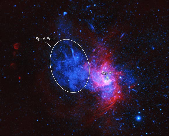 Chandra Finds Rare Supernova Remnant in Milky Plan’s Center