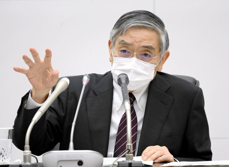 BOJ’s Kuroda says defined March analysis notion to PM Suga