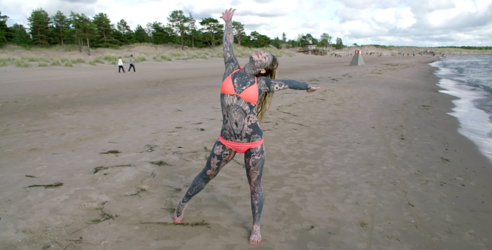 This Lady Explains Why She Has Tattoos on Ninety 9 P.c of Her Physique