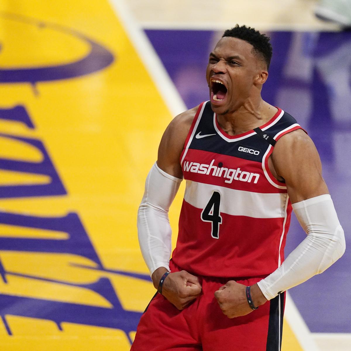 LeBron James, Lakers Tumble to Russell Westbrook, Bradley Beal, Wizards in OT