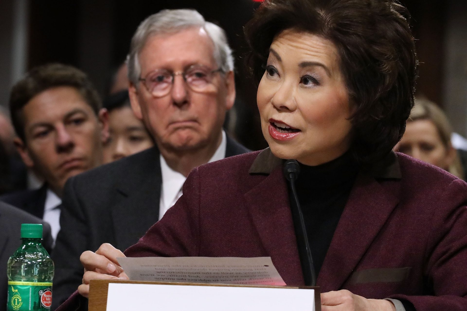 Mitch McConnell’s Wife Elaine Chao Abused Say of job to Wait on Family Firm With China Exchange, Watchdog Chanced on